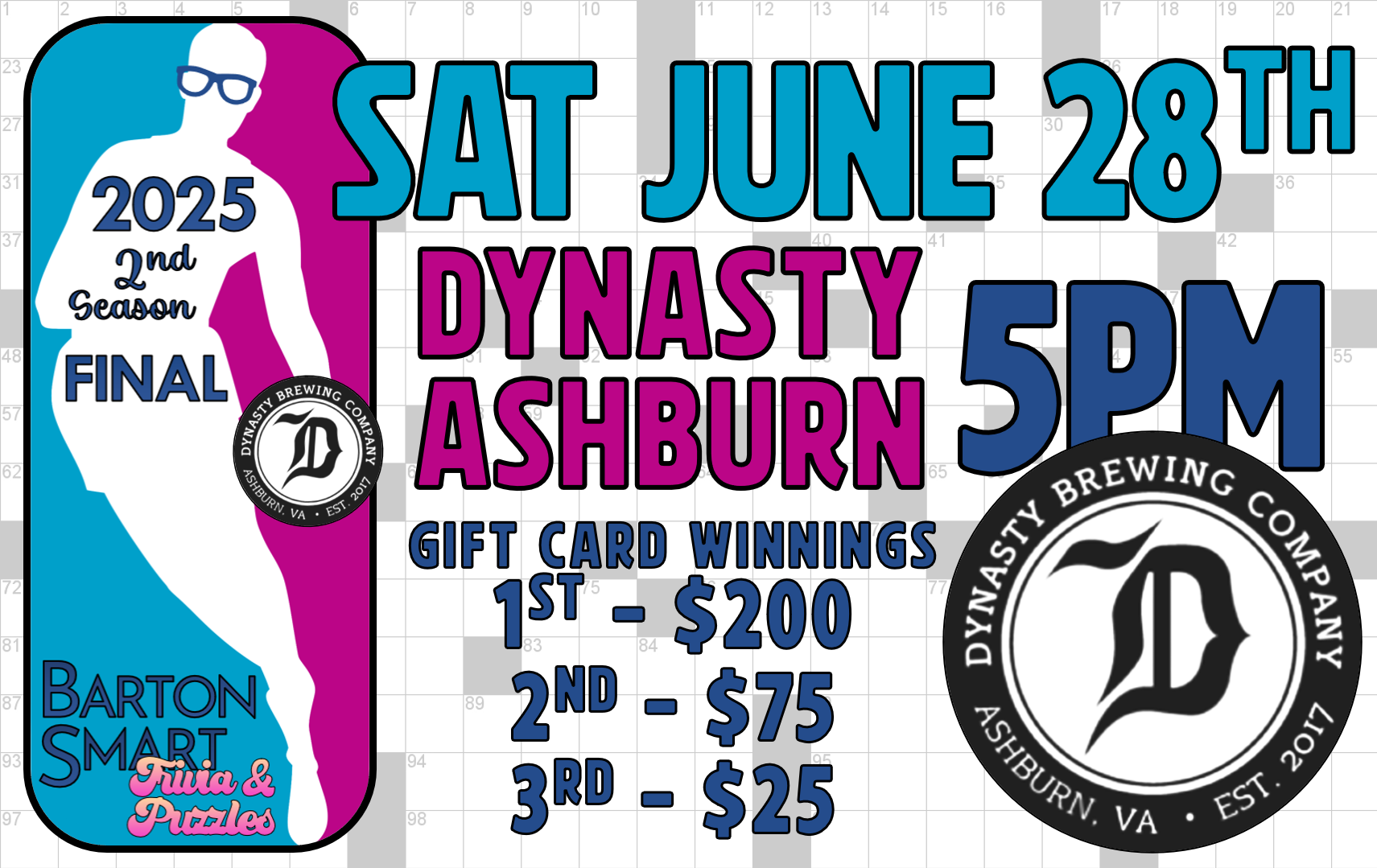 2025 Season 2 FINAL at Dynasty, Ashburn